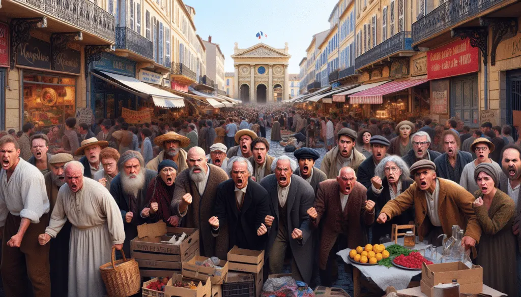 à montpellier, les commerçants expriment leur mécontentement face à la présence des vendeurs à la sauvette, qui envahissent l'espace adjacent au marché officiel. découvrez les enjeux et les réactions de ce conflit local.