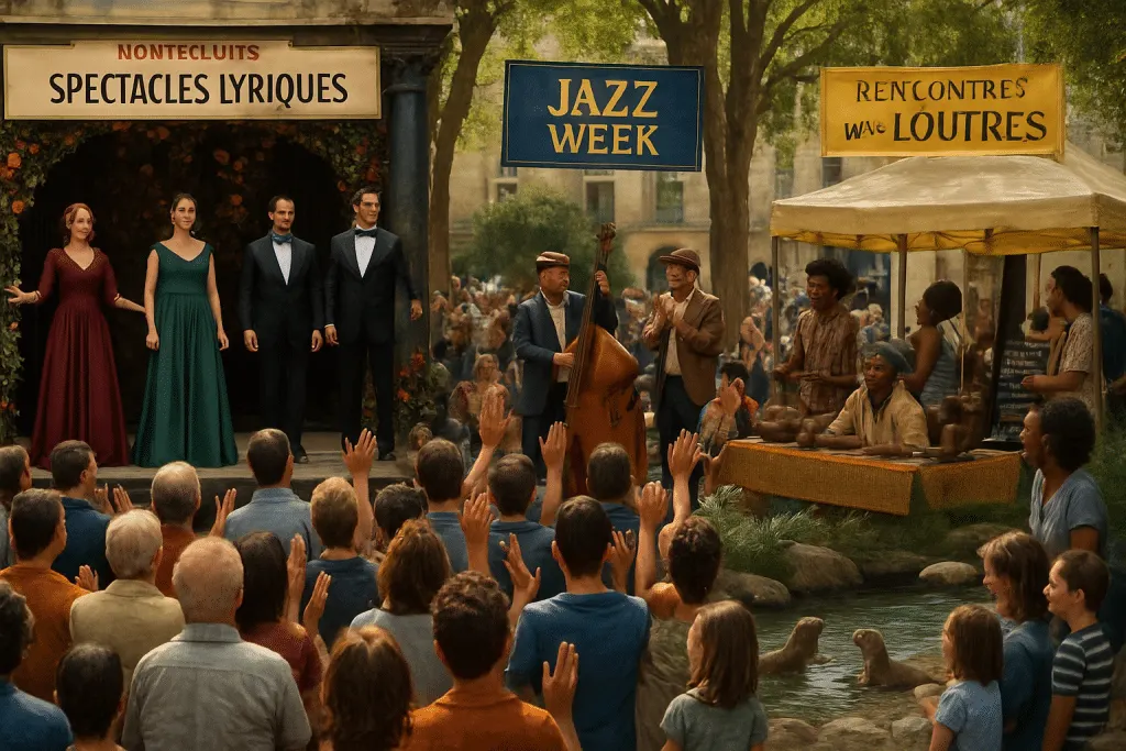 découvrez montpellier du 19 au 21 mai avec des spectacles lyriques enchanteurs, une semaine dédiée au jazz, des explorations culturelles du mali et des rencontres fascinantes avec des loutres. ne manquez pas ces activités riches en émotions et en découvertes pour toute la famille !