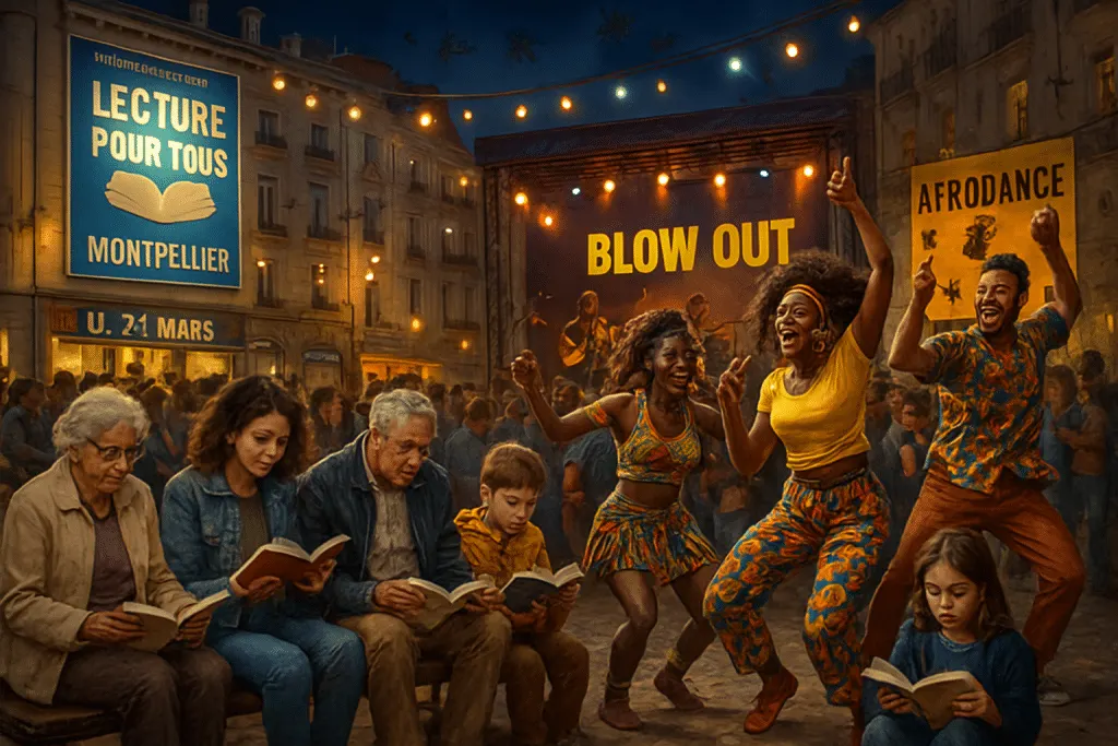 explorez montpellier avec des activités captivantes ce lundi 31 mars : assistez à des lectures accessibles à tous, vibrez au rythme de l'afrodance, savourez l'atmosphère festive de la soirée blow out et profitez de l'originalité de la mouche. des expériences inoubliables vous attendent !