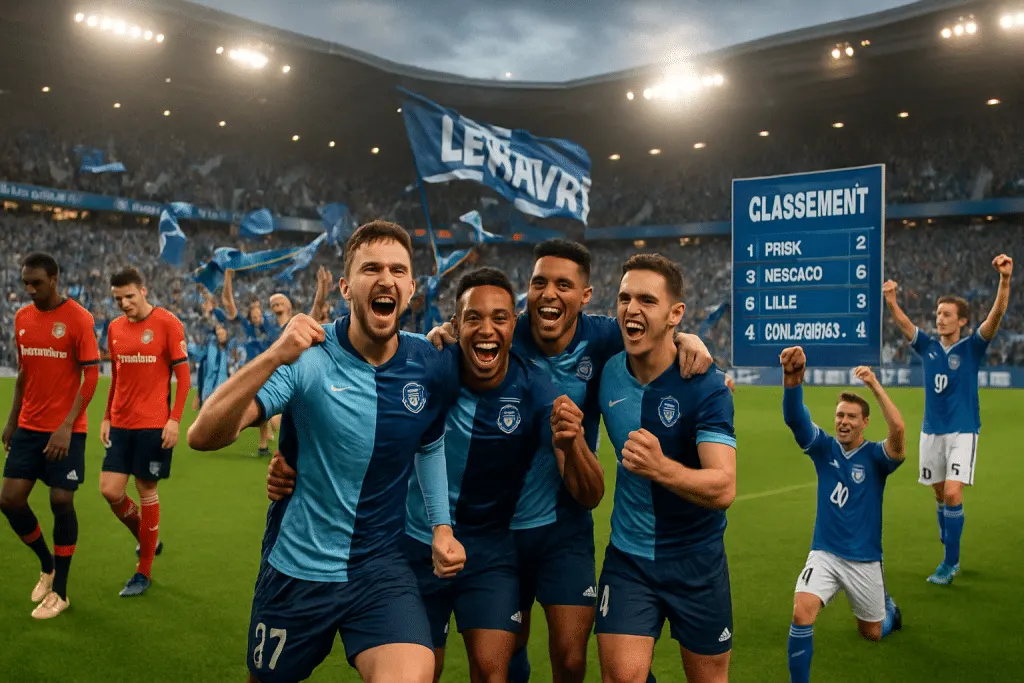 le havre sort de la zone de relégation tandis que strasbourg monte en puissance en s'emparant de la 4e position. parallèlement, rennes subit une défaite face à auxerre, marquant un tournant crucial dans la lutte pour le maintien et les places européennes.