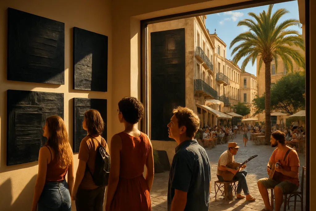 découvrez l'été fascinant à montpellier avec les expositions de jr et soulages, où l'art contemporain rencontre un public enthousiaste. ne manquez pas cette occasion de plonger dans des créations uniques qui captivent les visiteurs et redéfinissent l'expérience artistique.
