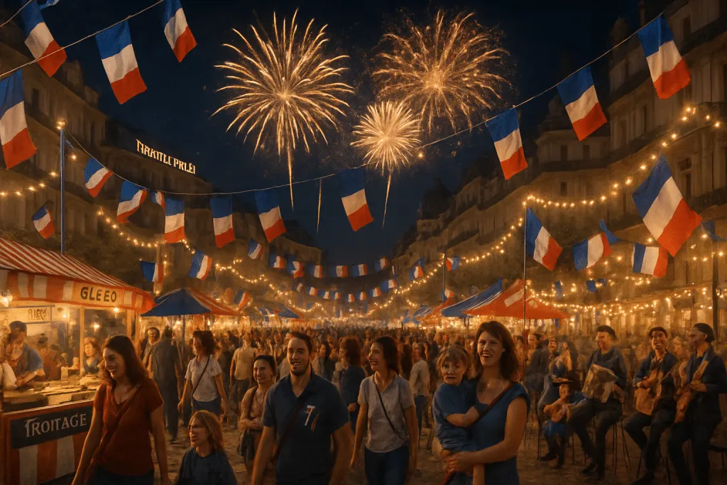 découvrez les célébrations en grande pompe de la fête nationale à montpellier, avec deux jours de festivités inoubliables les 13 et 14 juillet. concerts, feux d'artifice et animations vous attendent pour un week-end riche en émotions et en convivialité.