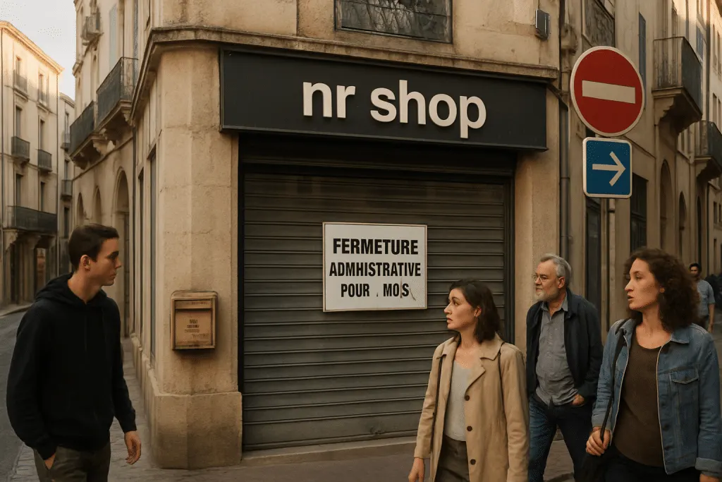 découvrez les détails de la fermeture administrative d'un mois du commerce 'nr shop' à montpellier. informez-vous sur les raisons de cette décision et son impact sur les clients et la communauté locale.