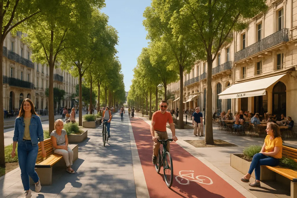 découvrez la transformation de l'avenue de la liberté à montpellier, un espace revitalisé alliant modernité et convivialité. flânez dans cet environnement réaménagé, mélangeant nature et urbanisme, propice aux rencontres et à la détente.