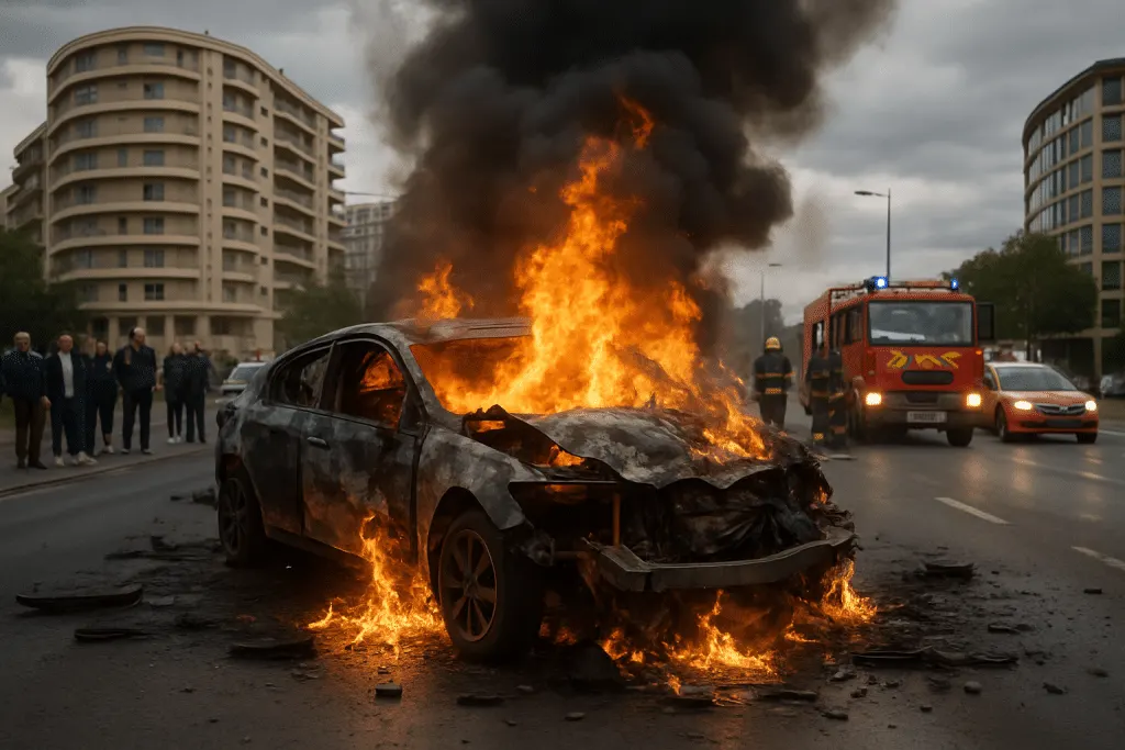découvrez les détails d'une collision spectaculaire à montpellier, où un véhicule a été complètement réduit en cendres après un incendie. un événement marquant qui soulève des questions sur la sécurité routière.
