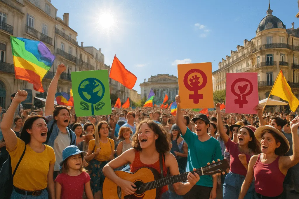 participez à la mobilisation à montpellier ce dimanche pour défendre le climat et soutenir le droit à l'avortement. un rassemblement citoyen et solidaire pour l’avenir de la planète et les droits des femmes.