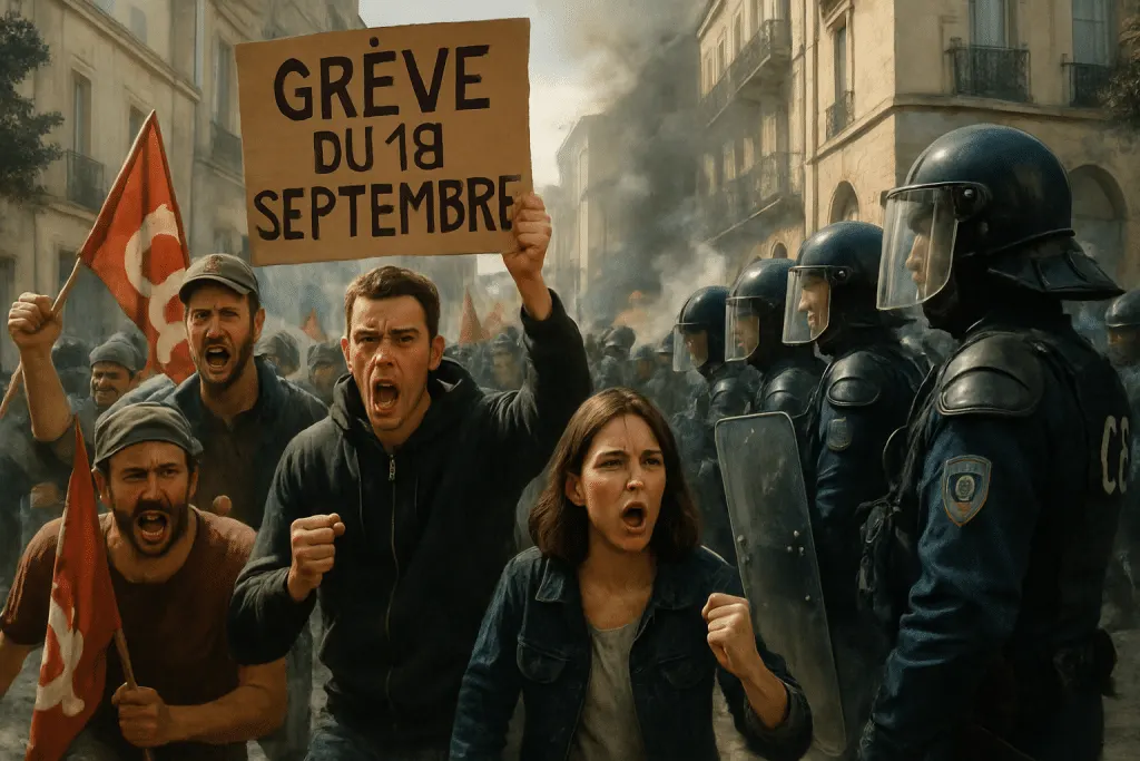 revivez la grève du 18 septembre à montpellier : analyse des tensions avec les crs, forte mobilisation, rôle d’un groupe marginal et moments marquants de cette journée contestataire.