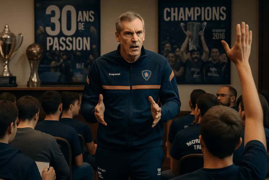découvrez le parcours inspirant de patrice canayer, figure emblématique du montpellier handball, qui revient sur trente ans de passion, de défis et de succès à la tête du club dans ce podcast incontournable.