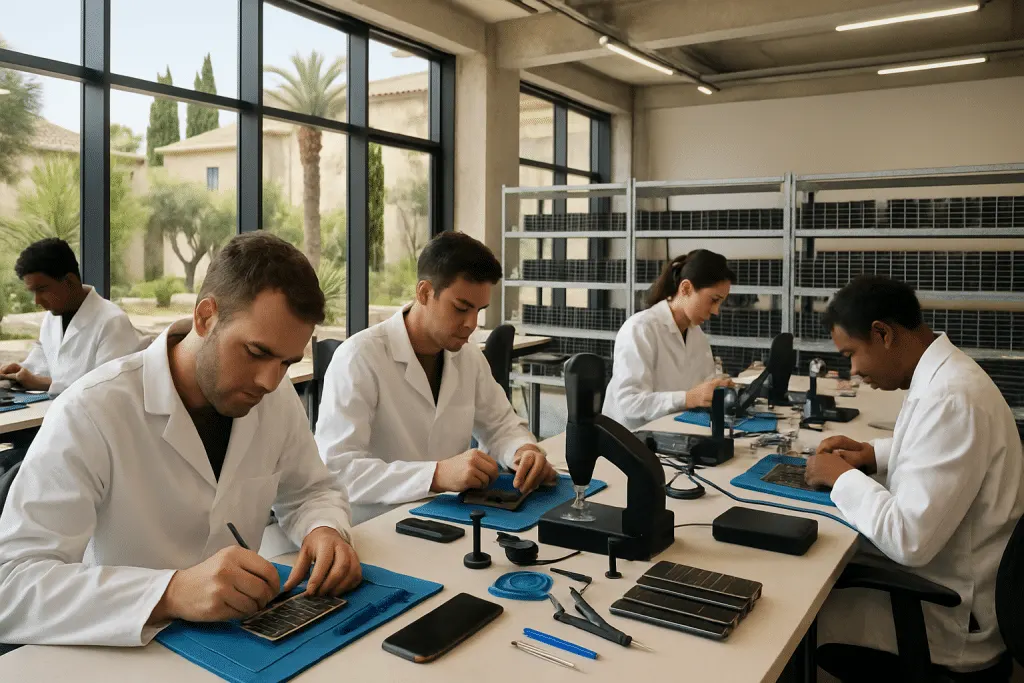 découvrez comment cykero investit massivement à montpellier pour développer le reconditionnement de smartphones, offrant des solutions durables et innovantes.