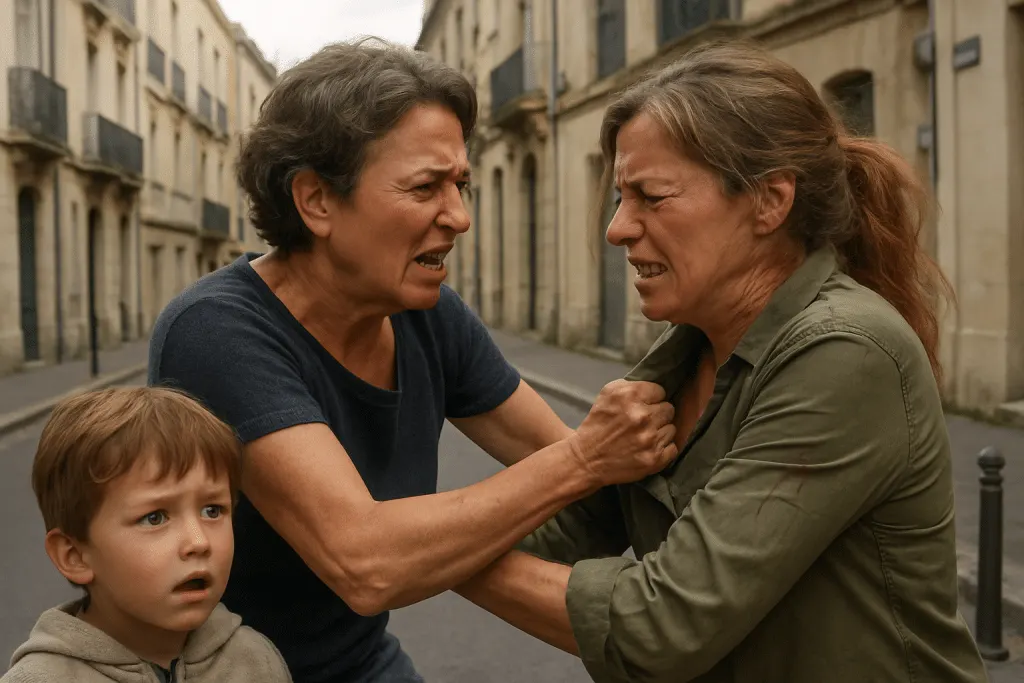 marie massart et coralie mantion partagent leur témoignage poignant sur une violente altercation survenue à montpellier, dont elles ont été victimes devant un enfant de 4 ans, suscitant choc et émotion.