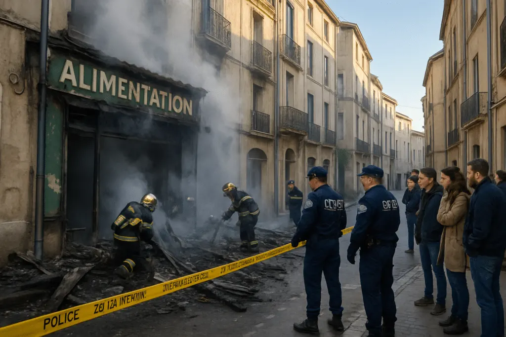 incendie meurtrier dans une épicerie du quartier saint martin à montpellier : une enquête judiciaire pour assassinat a été ouverte afin de déterminer les circonstances de ce drame.